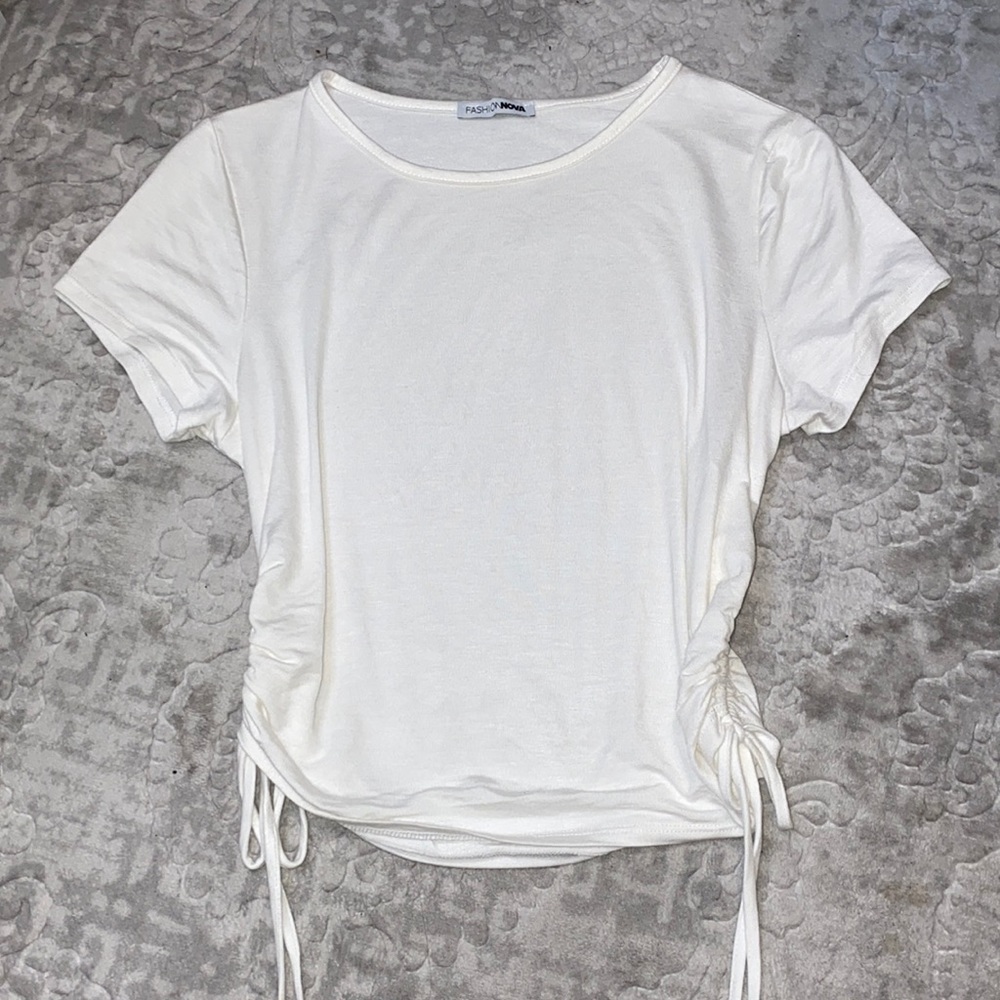 Ruched tie top